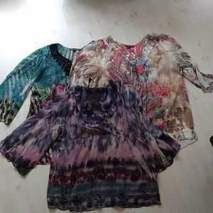 Bundle 3 Marushka Sienna Rose Tunics